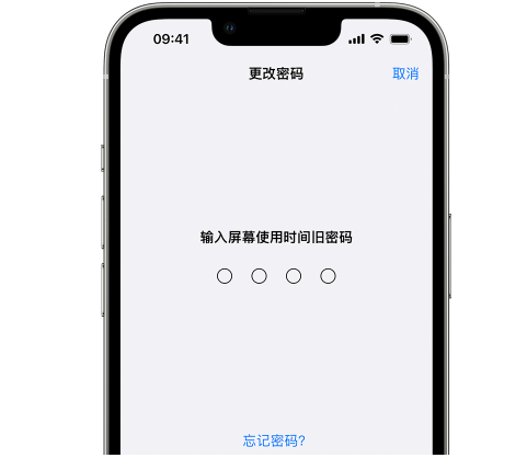 城口iPhone屏幕维修分享iPhone屏幕使用时间密码忘记了怎么办 