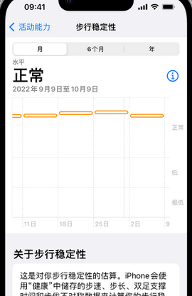 城口iPhone手机维修如何在iPhone开启'步行稳定性通知'