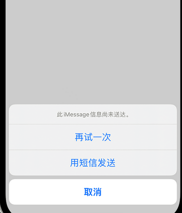 城口apple维修iPhone上无法正常发送iMessage信息