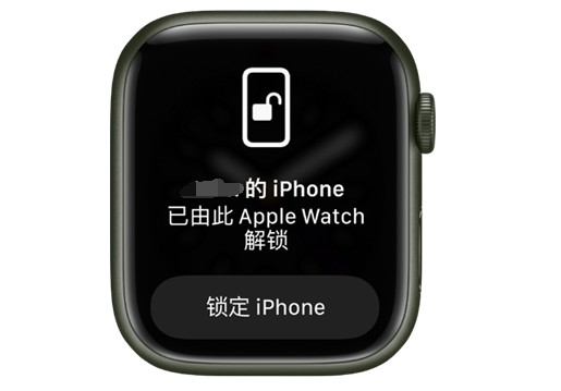 城口苹果手机维修分享用 AppleWatch 解锁配备面容 ID 的 iPhone方法 